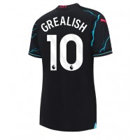 Billiga Manchester City Jack Grealish #10 Tredje fotbollskläder Dam 2023-24 Kortärmad